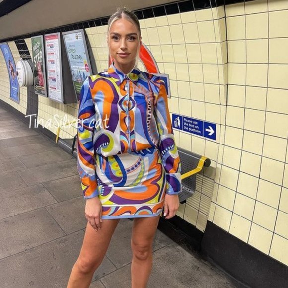 BLOGGER'S FAVE! Zara Multicolor Print Short Skirt NWT - Picture 11 of 17